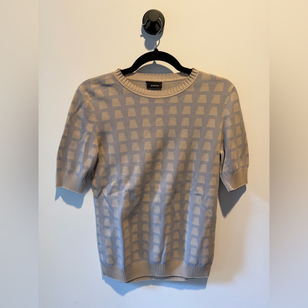 Akris Trapezoid‎ Jacquard Knit Sweater